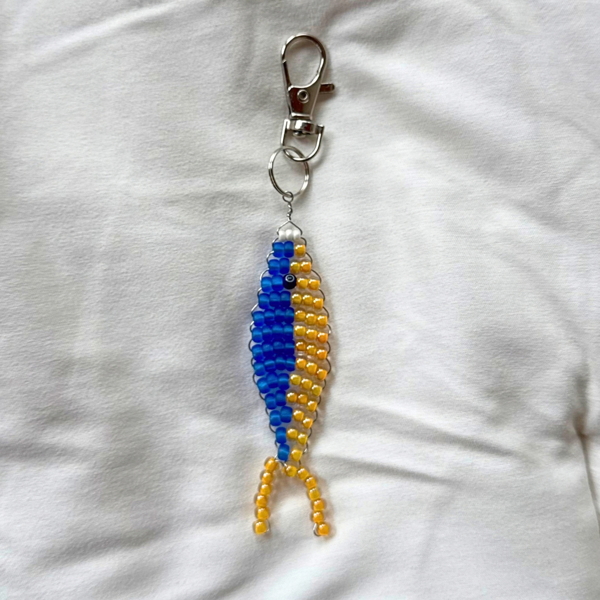 Blue Tang Fish Keychain