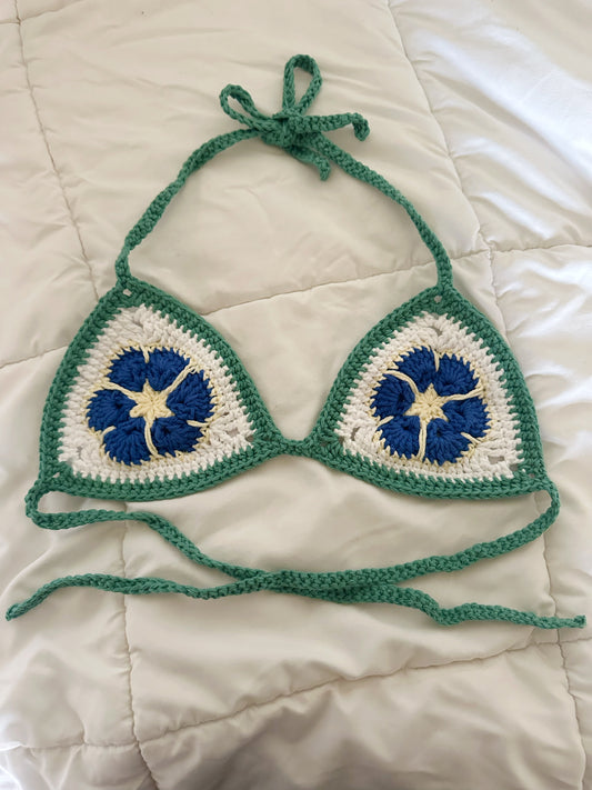 African Flower Bikini top